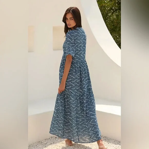 NWT! Anthropologie The The Kallie Flowy Maxi Dress: Printed Edition - 2X  Women